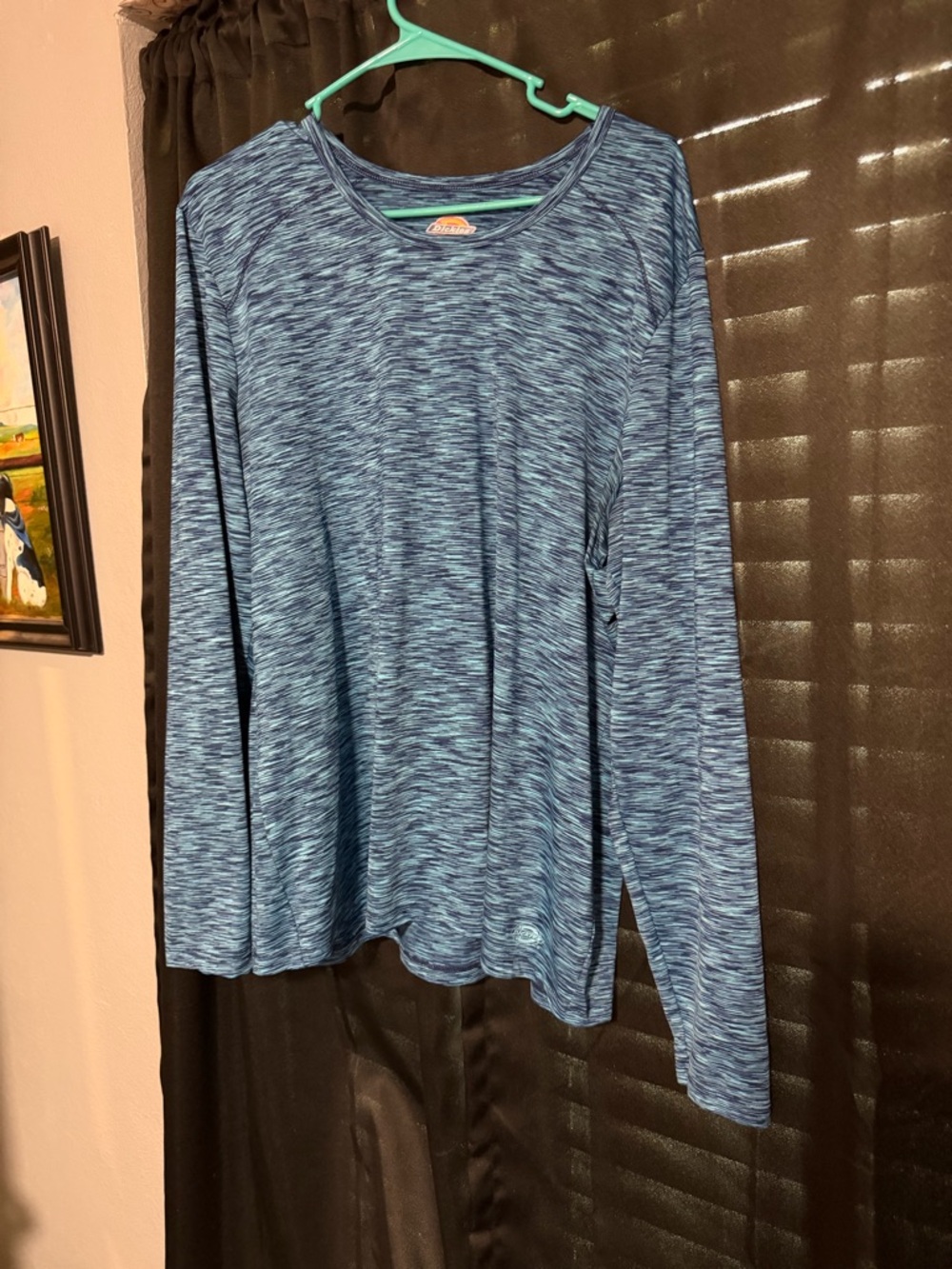 Dickies Navy and Light Blue Space-Dye underscrub